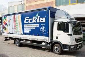 Abhol- und Lieferservice mit eigenem LKW | Eckla Pulverbeschichtungen